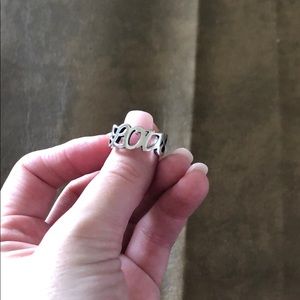 AUTHENTIC James Avery Love ring LIKE NEW